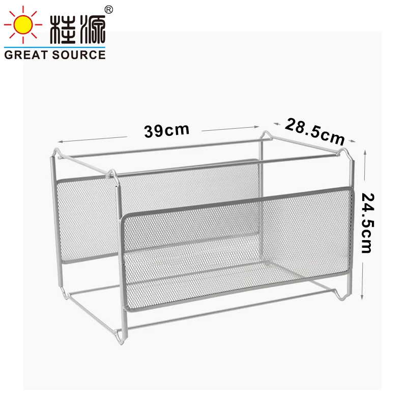 Makeasy F/C 서스펜션 폴더 홀더 금속 메쉬 홀더 사무용품(W39*D28.5*H24.5cm)