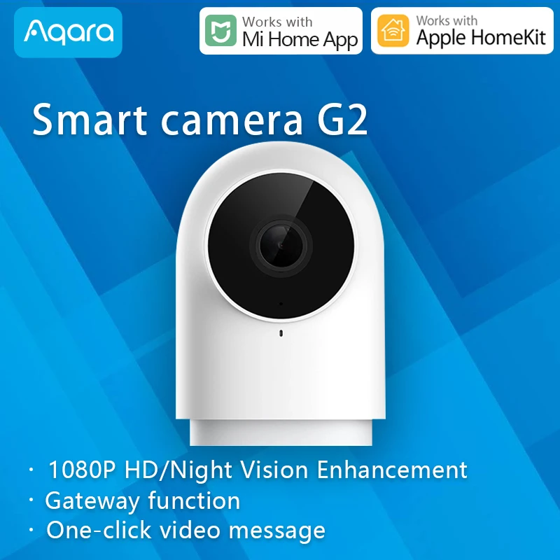 Aqara Smart Camera G2 1080p Gateways Edition Zigbee Wifi Work With Xiaomi Mi Mijia Home App Apple Xaomi Xiami Homekit Sir Smart Remote Control Aliexpress