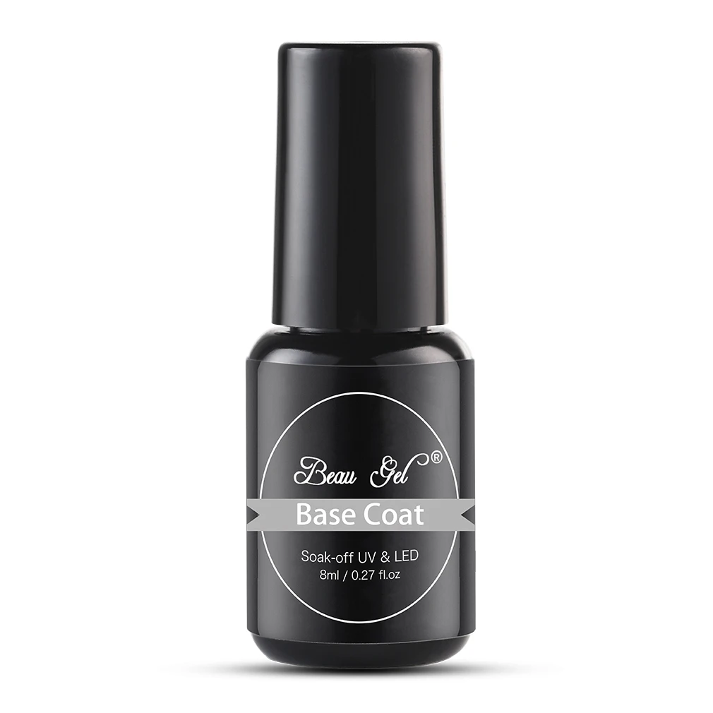 Base Coat Гель Beau 8 мл, термо-гель с терморегуляцией, меняющий температуру, лаковый хамелеон, меняющий Гель-лак для ногтей, дизайн ногтей, УФ-светодиодный светильник, верхнее Базовое покрытие - Цвет: Base Coat