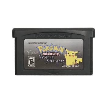 

For Nintendo GBA Video Game Cartridge Console Card Poke Series Ruby Destiny Rescue Rangers English Language US Version
