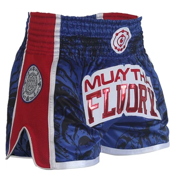 Short de boxe unisexe Short de boxe Accessoires boxe a7796c561c033735a2eb6c: Blanc|Bleu|Noir