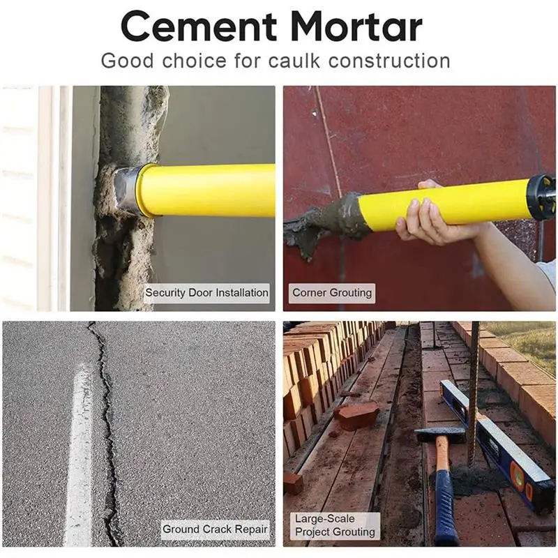 Caulking Gun Caulking Gun Cement Lime Pump Grouting Mortar Sprayer Applicator Grout Filling Tools With 4 Nozzles