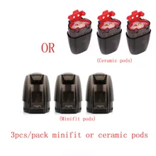 Мобильный телефон 3 шт./упак. JUSTFOG Minifit& Керамическая Pod Набор для стартовый комплект вейп-комплект электронной сигареты