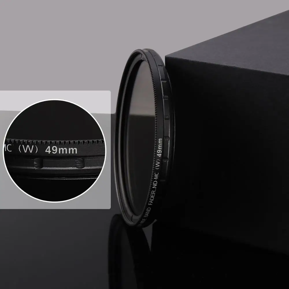 FOTGA 43-82mm Ultra Slim ND2-400 Fader Variable Neutral Density ND Filter for DSLR Lens Adjustable ND2 ND4 ND8 to ND400 | Электроника