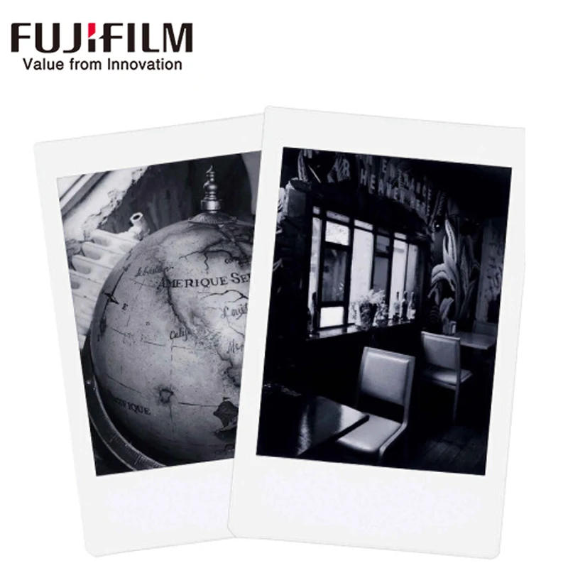 10 листов Fujifilm Fuji Instax Mini черно-белая монохромная пленка для мгновенной камеры Mini 8 70 7s 25 50 90 SP1 фотобумага