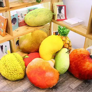 

Fruit Vegetable Plush Toy Pillow Doll Potato Broccoli Strawberry Apple Durian Carrot Chili Ginger Onion Pumpkin Kiwi Home Decor