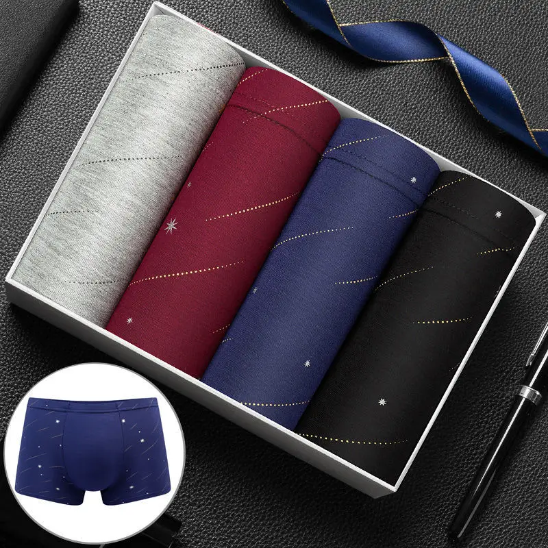 

Men's Underwear Modal Boxers Man Breathable Panties Variety of stylesShorts Homme Large Size