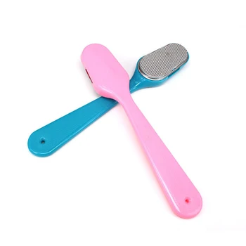 

1PC Mini Portable Foot Dead Skin Remover Brush Double-sided Foot Exfoliator Heel Cuticles Callus Remover Feet Care Tool
