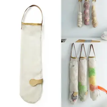 

Home Kitchen Furnishing Hollow Wall Hanging Storage Net Bag Vegetable Organizer