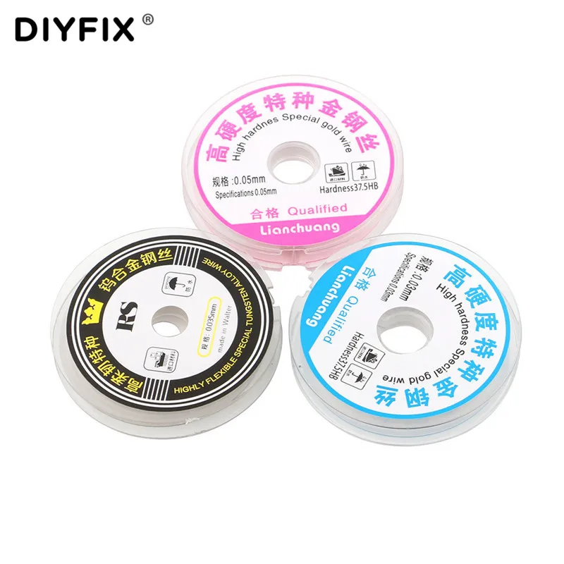 DIYFIX 0 03 05 мм высокотвердый специальный золотой провод разделение ЖК экрана для