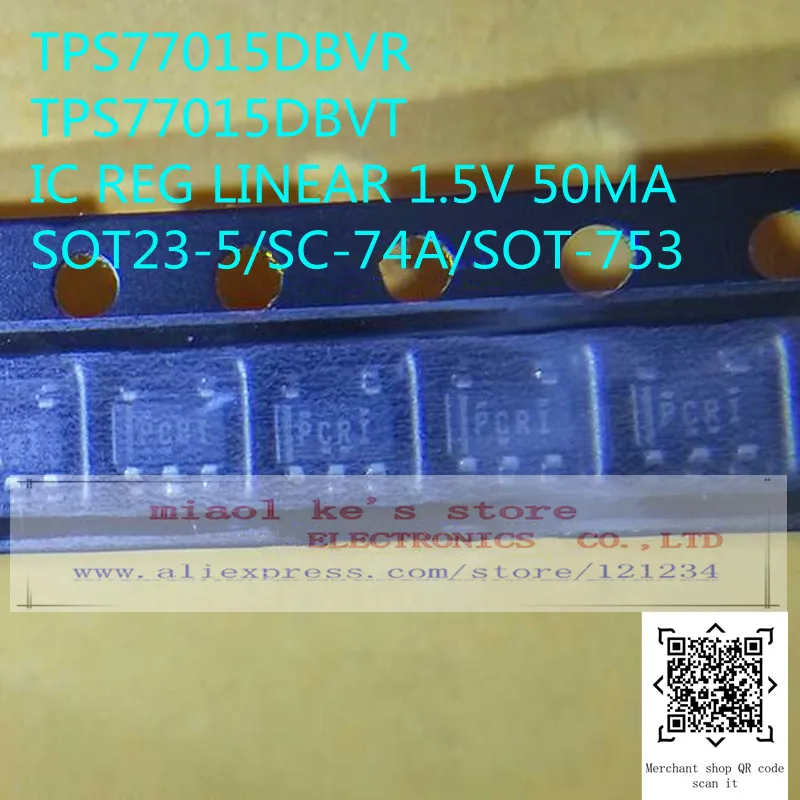 [10 шт.] TPS77015DBVR TPS77018DBVR TPS77025DBVR TPS77028DBVR TPS77030DBVR TPS77033DBVR TPS77050DBVR IC REG LINEAR 50MA SOT23 5|Диоды| |