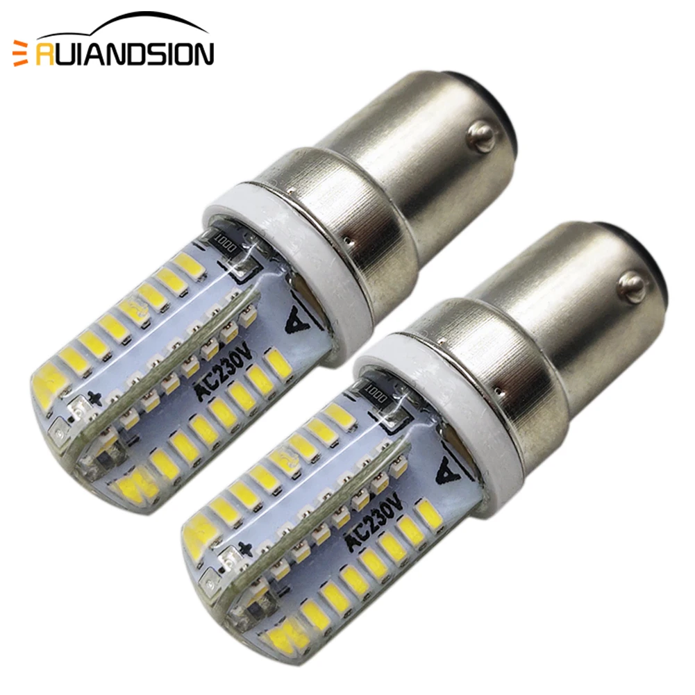 Светодиодная швейная машина RUIANDSION 2X BA15D 220 В 230 240 | Автомобили и мотоциклы