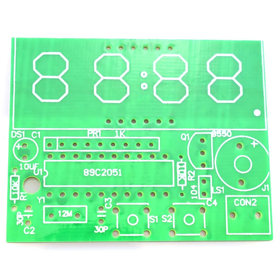 0,5" C51 4 бит цифровые электронные часы AT89C2051 SCM электронные DIY наборы сварочные тренировочные Обучающие наборы красный светодиодный