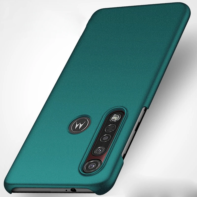 Тонкий защитный чехол для Motorola G8 Plus жесткий из поликарбоната телефона MOTO P40 / One