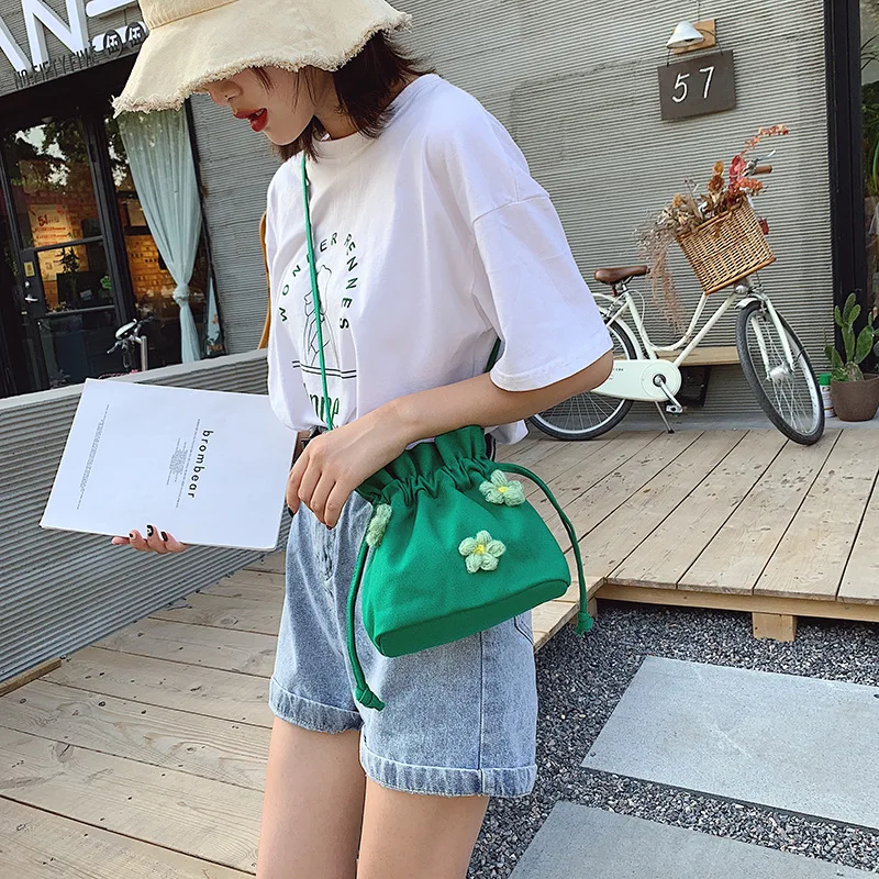 

Small Handbags Women Bag Print Green Cartoon Brand Luxury Forest-Series Ladies