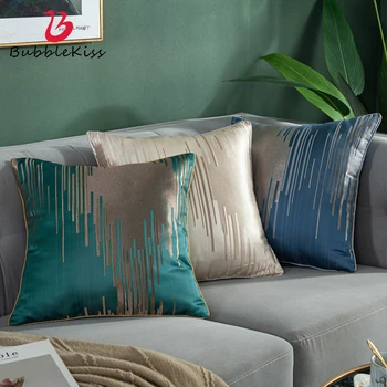 

Bubble Kiss Pillow Cover Without Core Light Luxury Pillow Case Abstract Line Pattern Decor Pillowcase Office Chair Pillow Cover