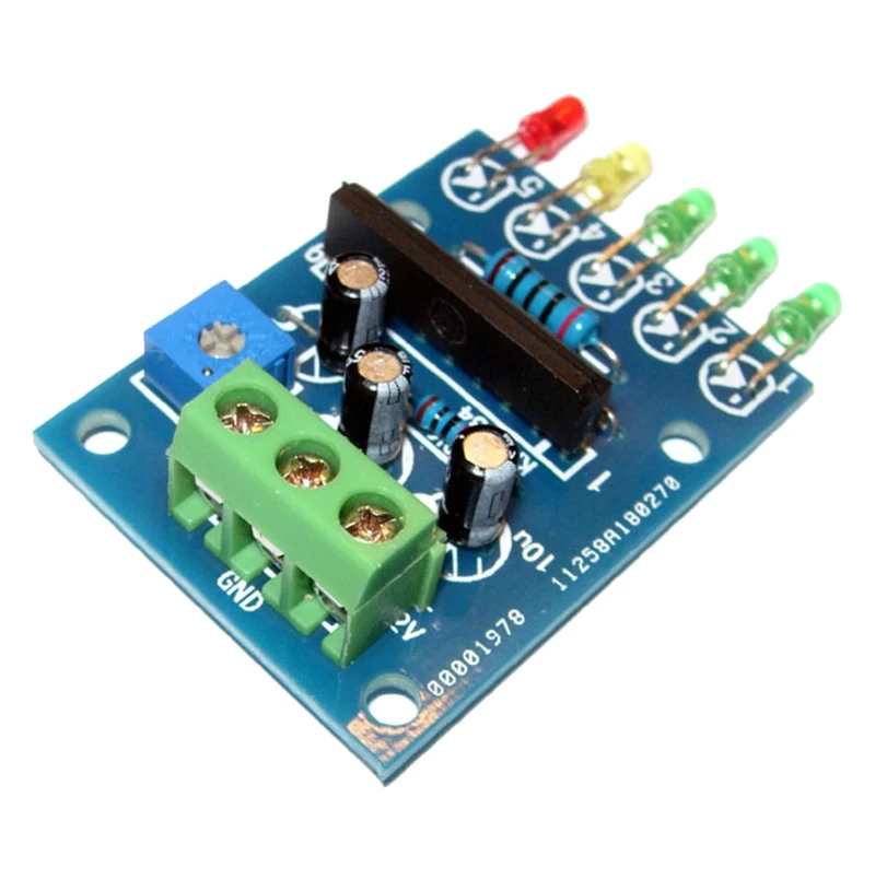 KA2284 Audio Level Indicator VU Meter 5 LED Power Level Display Board DC 5V~16V