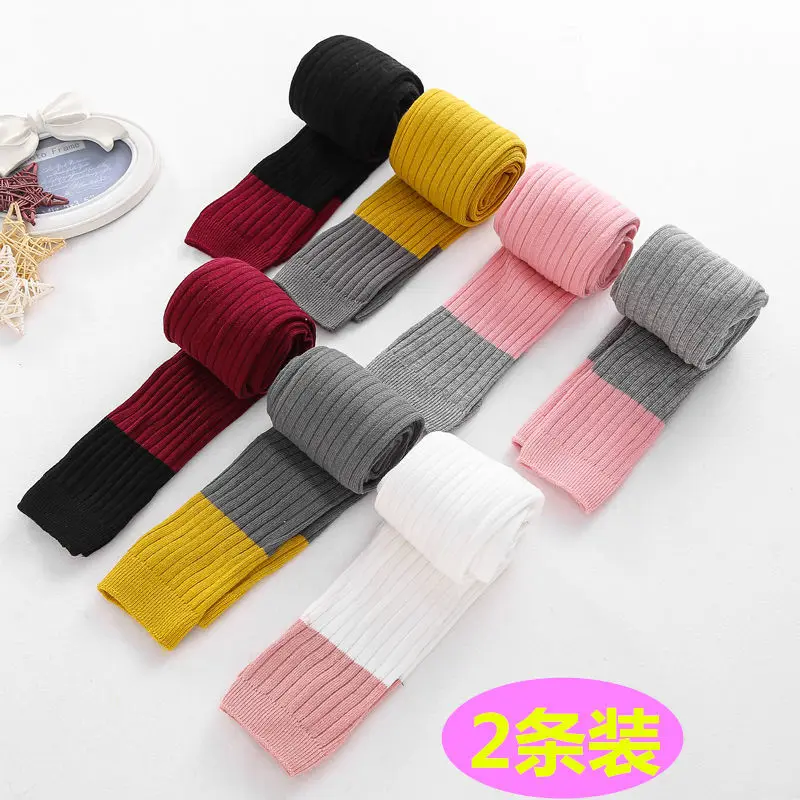 

Girls Base Coaster Thin Type for Spring And Autumn Panty-hose for Kids Cotton Baby Capri Pants Little Girl Korean-style Leggings