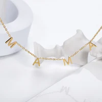 Elegant Mother's Day Mama Letter Pendant Necklaces Charms For Women Mom Baby Nameplate Clavicle Chain Choker Jewelry Best Gifts - Image 3