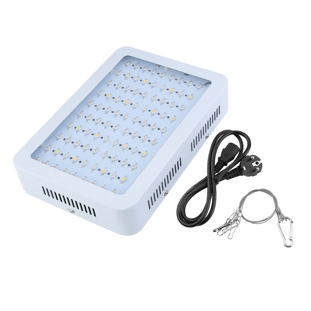 

100 LEDs Plant Grow Light Greenhouse Growing Light Double Chip Grow Lamp 1000W Full Spectrum Fluorescent Lamp EU Plugs