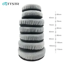 IMTTSTR 1 Pair of Gray Universal Velvet leather Ear Pads earpads earmuff Replacement for All size Round Headphones