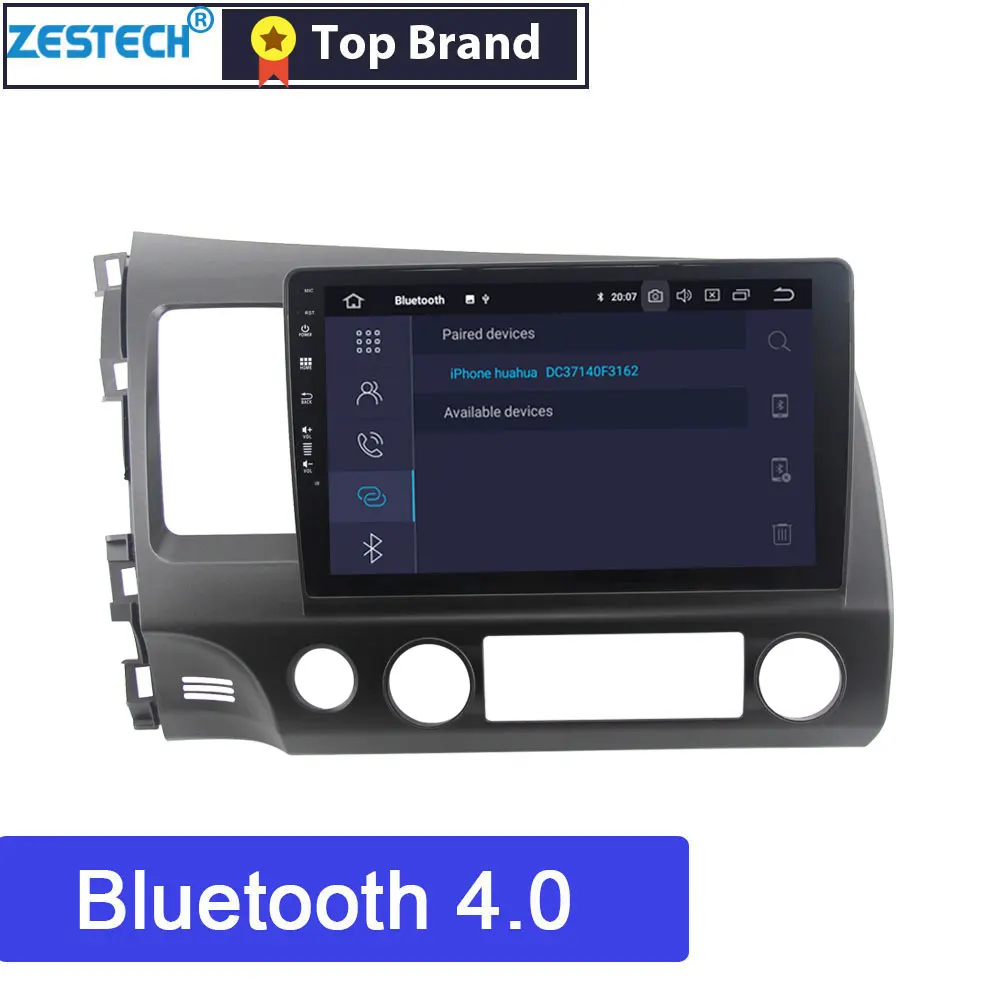 Ips 2.5D 10," 1din Android 9,0 gps Радио автомобильный dvd-плеер для Honda Civic 2006-2011 Авторадио автомобиля gps DVD мультимедиа SWC DSP wifi