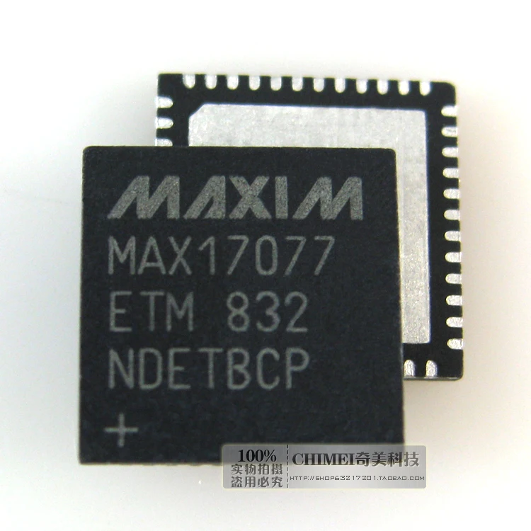Integrated Circuit Chip QFN-48 5 x MAX17077 MAX17077ETM