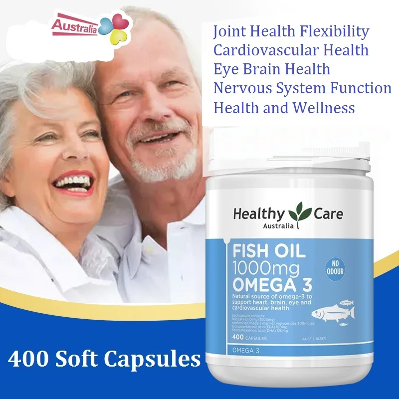 Australia Healthy Care Natural Omega 3 Deep Sea Fish Oil 1000mg 400