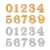 1 КОМПЛЕКТ DIY Digital Replacement Gadget Repair Clock Parts Arabic Number Bell Clock Numerals Clock Parts & Accessories