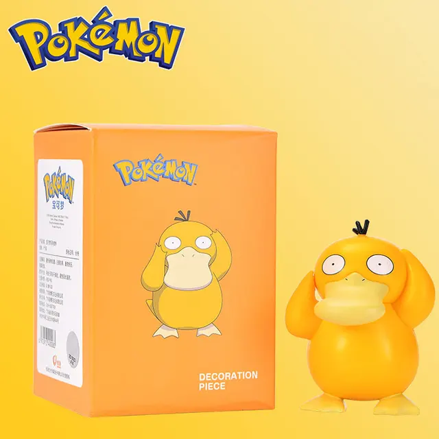 Pokemon Pikachu Charmander Psyduck Squirtle Jigglypuff Bulbasaur Bulbasaur Anime Figures Toys Model Kawaii 6 Type For Kids Gifts Psyduck