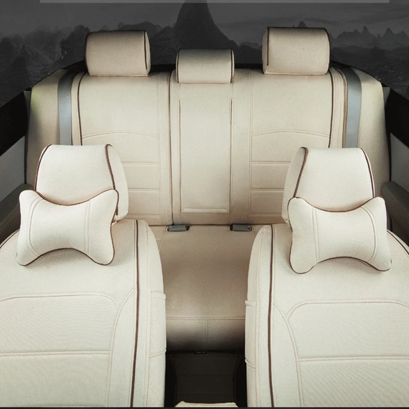 Чехлы для сидений CARTAILOR автомобильные аксессуары подходят Infiniti M35 M37 M56 льняная