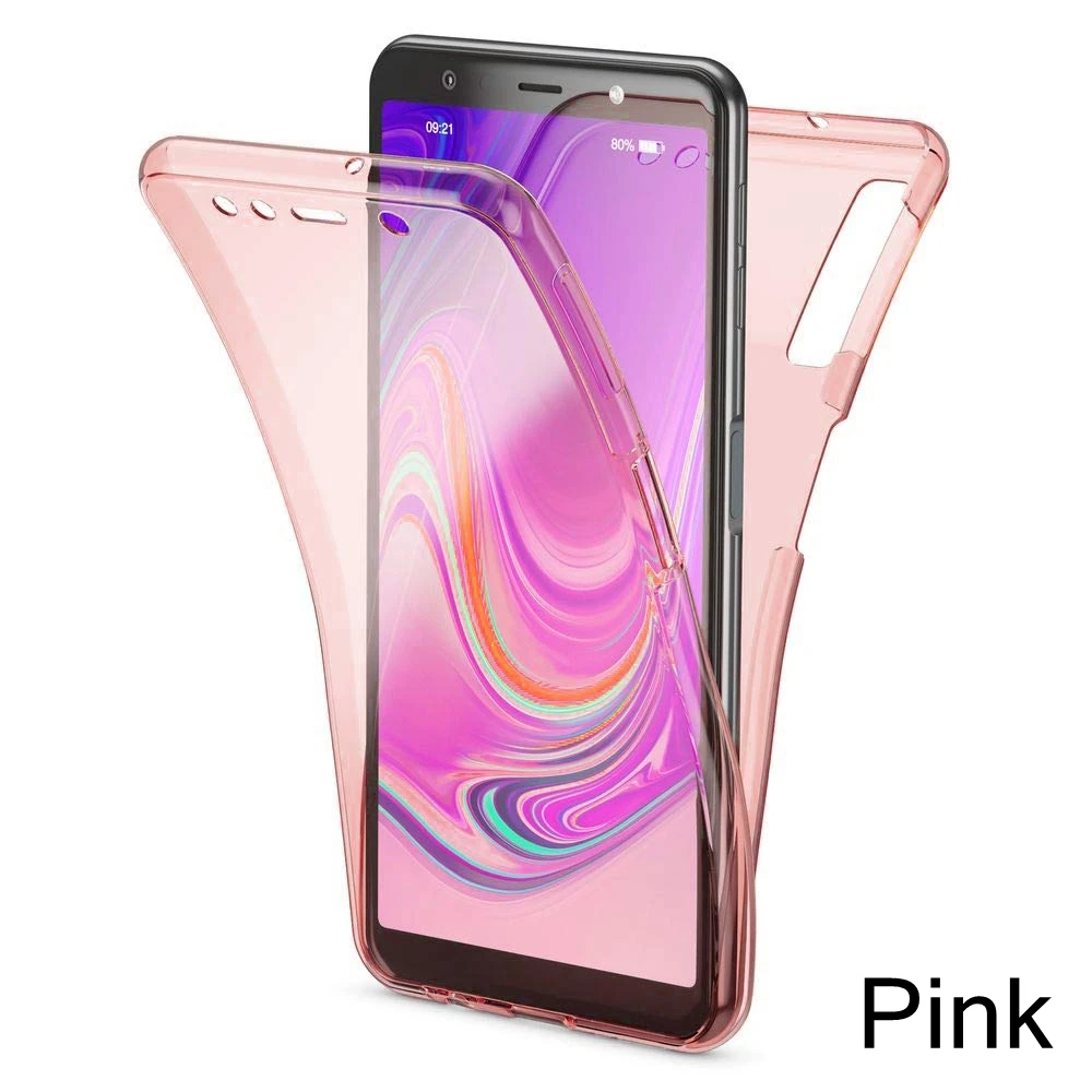 360 Double Silicone Case For Huawei P20 P30 Pro P10 P40 Y5 Y6 Y7p Y7 P Smart Plus 2019 Mate 20 Honor 20s 10i 10 Lite 8A 8S Cover