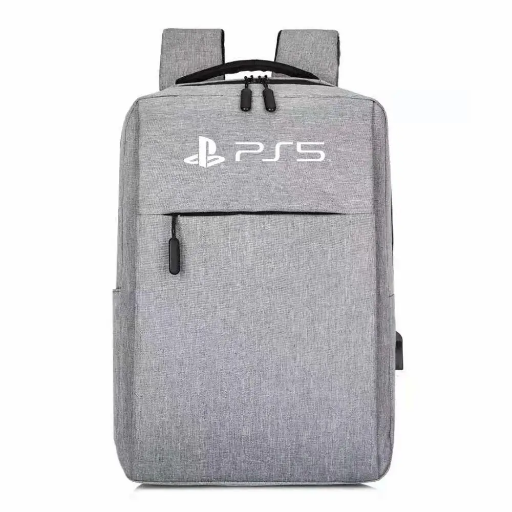 For PS5 Game Sytem Backpack Canvas Carry Bags Case Protective Shoulder For  PlayStation 5 PS5 Console Travel Storage Backpack