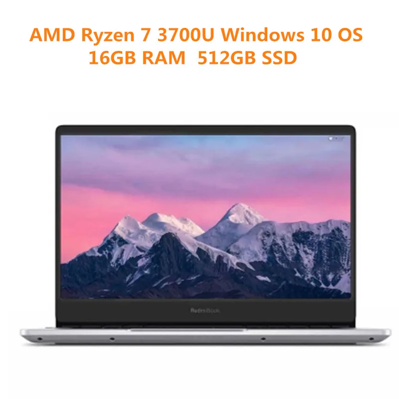 Новое поступление ноутбук Xiaomi RedmiBook 14 дюймов Ryzen Edition AMD Ryzen 5 8 Гб 256 ГБ/512 Ryzen 7 16 ГБ 512 ГБ RedmiBook FHD - Цвет: Ryzen 7 16GB 512GB