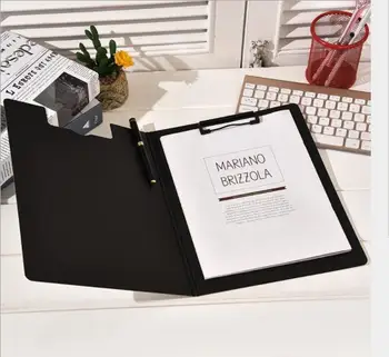 

Solid color writing board clip multi-function folder foam board single board clip office data clip