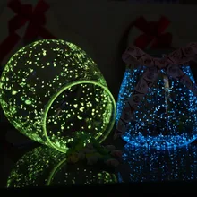 Волшебная флуоресцентная светится в темноте, светящиеся вечерние, яркие краски, звезда, бутылка желаний, частица, светящийся песок, игрушки для детей, подарок