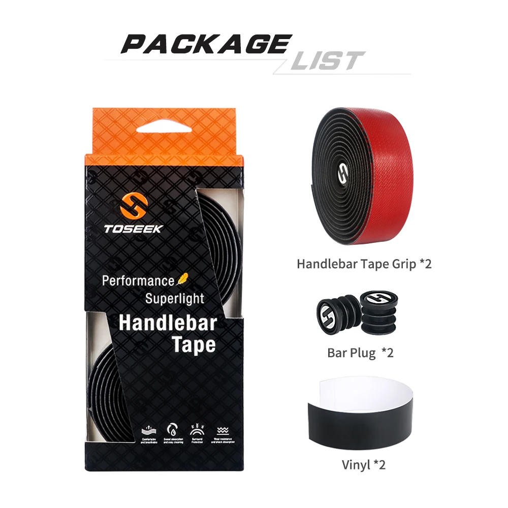 Bicycle Handlebar Tape Anti-Vibration PU EVA Bent Cycling Road Bike Tapes Racing Breathable Non-Slip Handle Bar Belt Wrap