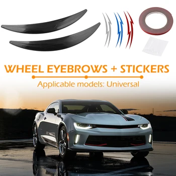 

1 Pair Auto Arch Wheel Fender Flare Extension Anti-scrach Strip Stickers Car Styling Auto Retrofit Exterior Accessories 535 mm
