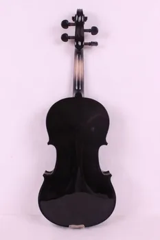 Yinfente 3/4 Violin black Color Hand-made Sweet Tone Free Case+Bow #EV2 Violin with Label spielfertig