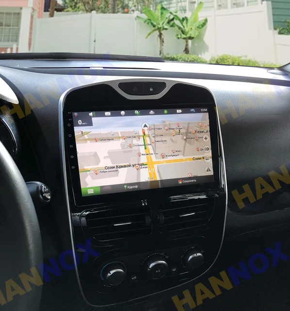 Autoradio Compatible with Renault Clio 4 2012 2013 2014 2015 2016 2017 2018  2din Car Radio Multimedia Player Stereo Video GPS Navi (Color : Y3 1G 16G