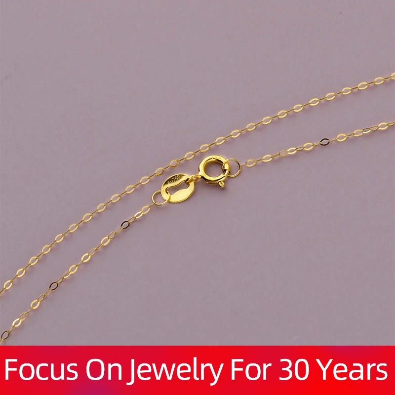 Genuine 18k White Yellow Gold Chain 
