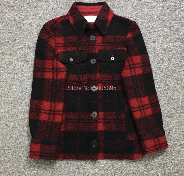 checked short jacket