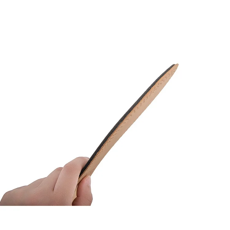 

OZZEG Genuine Leather Deodorizing Sweat Absorbing Cowhide Men Breathable Insole Lazy Casual Shoes Processing Customizable Z032