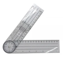 

Professional Multi-Ruler Goniometer Medical Spinal Ruler 360 Degree Angle Finder Measuring Tool Spinals Goniometer Protractors
