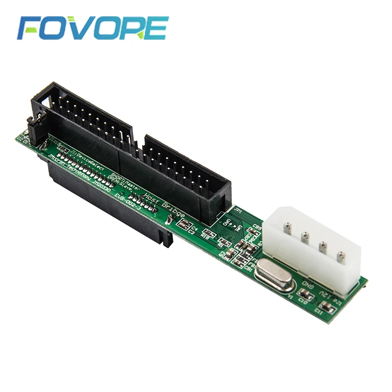 Адаптер переходник Sata-IDE 7 + 15Pin 2 5 Sata Female на 3 inch 40-контактный для ATA 133 100 HDD CD DVD