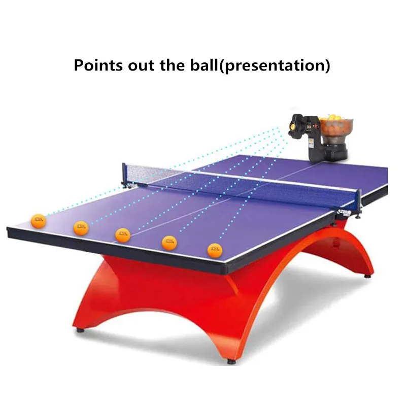 Equipo de Entrenamiento de Ping Pong con Mango Suave y elástico winnerruby PQ3034