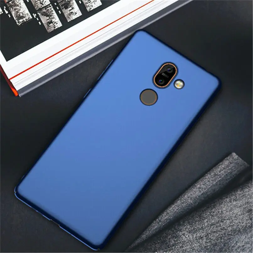 Тонкий матовый ПК Пластик Жесткий Чехол для Nokia 7 3 5 6 2017 1 плюс X5 X6 X7 металлическая