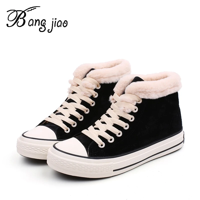 2020 повседневные вельветовые туфли с высоким берцем женские черные желтые зимние