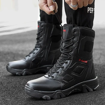 

work black vintage botas man mens Men winter breathable sneakers and summer mens for handmade hombre autumn Mens spring shoes