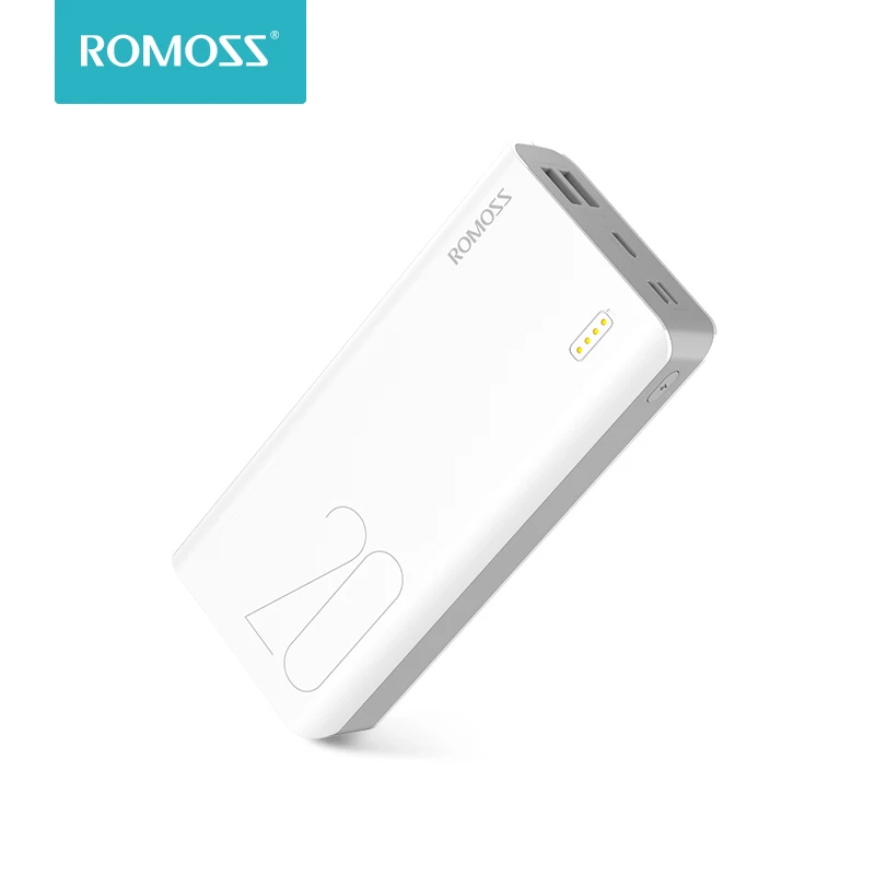 ROMOSS Sense 6S 20000mAh внешний аккумулятор USB типа портативное зарядное устройство